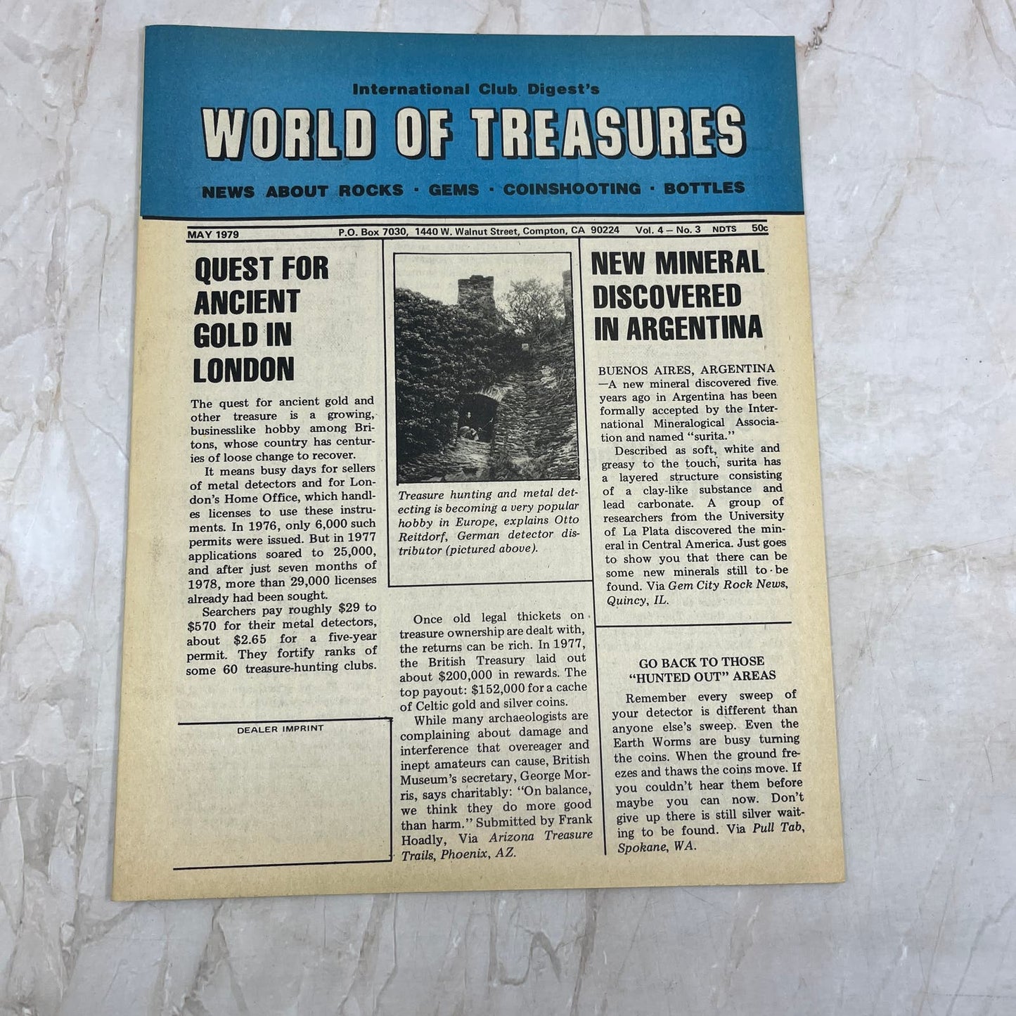 1979 May - International Club Digest World of Treasures Magazine Newsletter M16