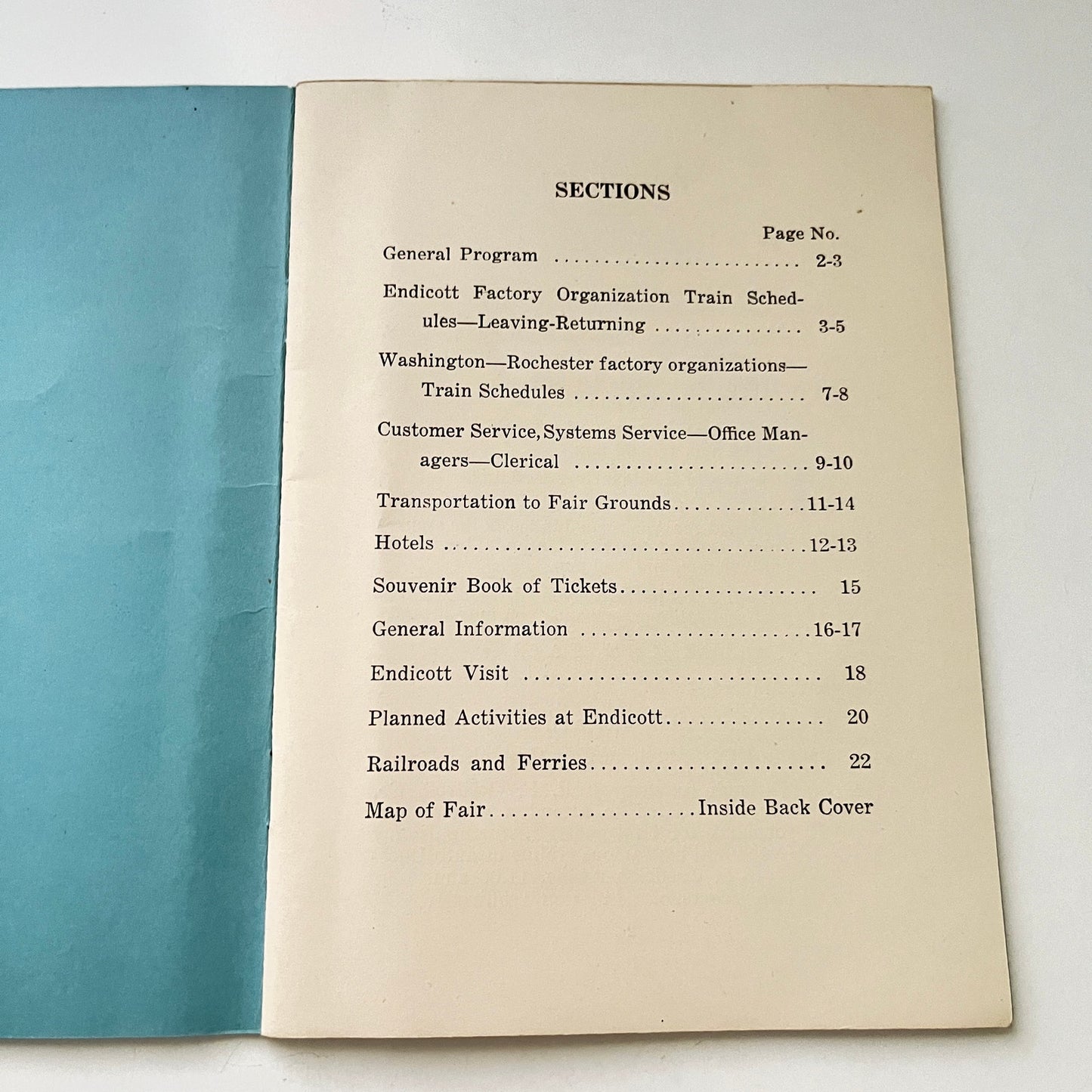 1940 IBM International Business Machines Day Ephemera Lot NY World’s Fair H4-4