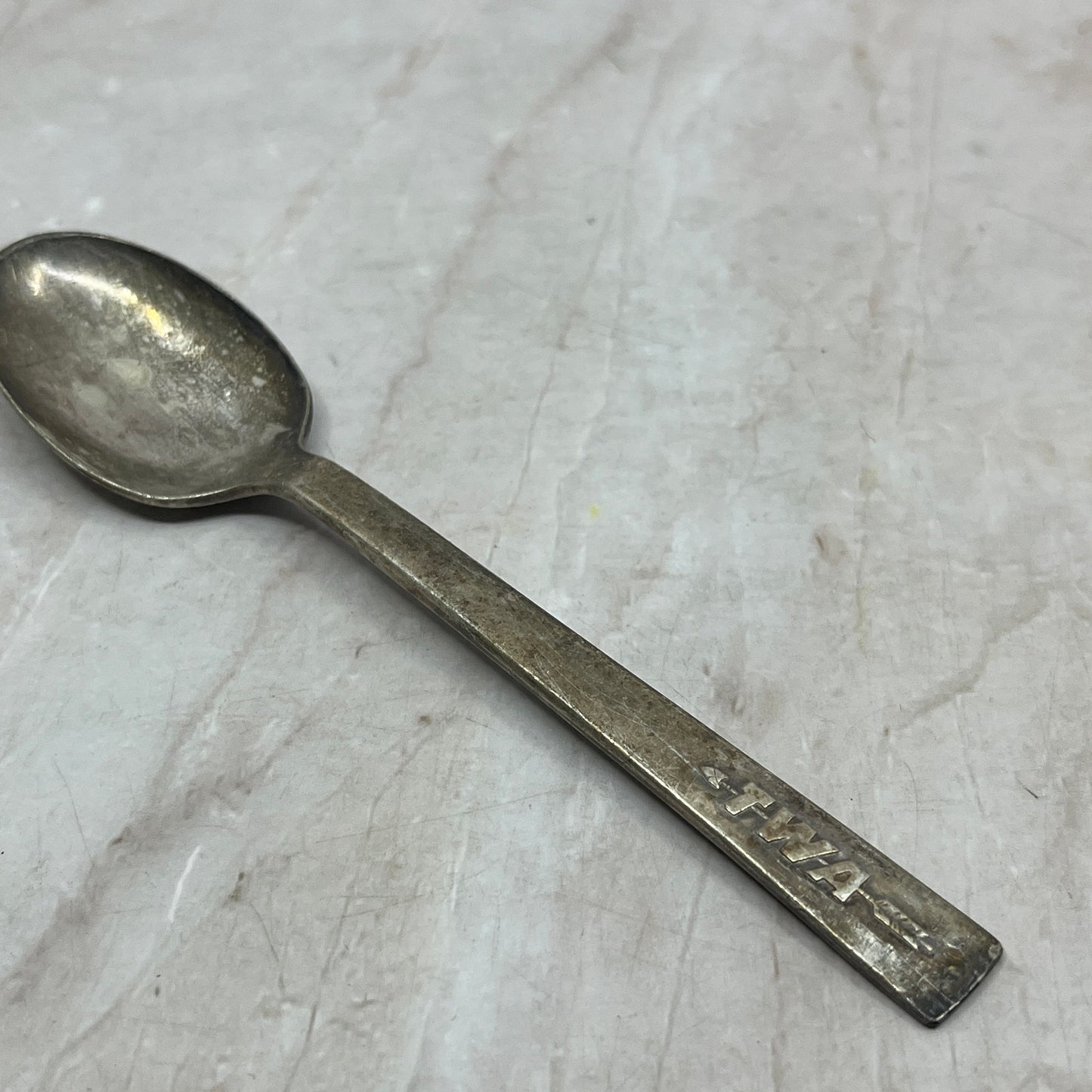 Vintage TWA Airlines Spoon Silver Plate 5 1/2" International Silver Co. TK3