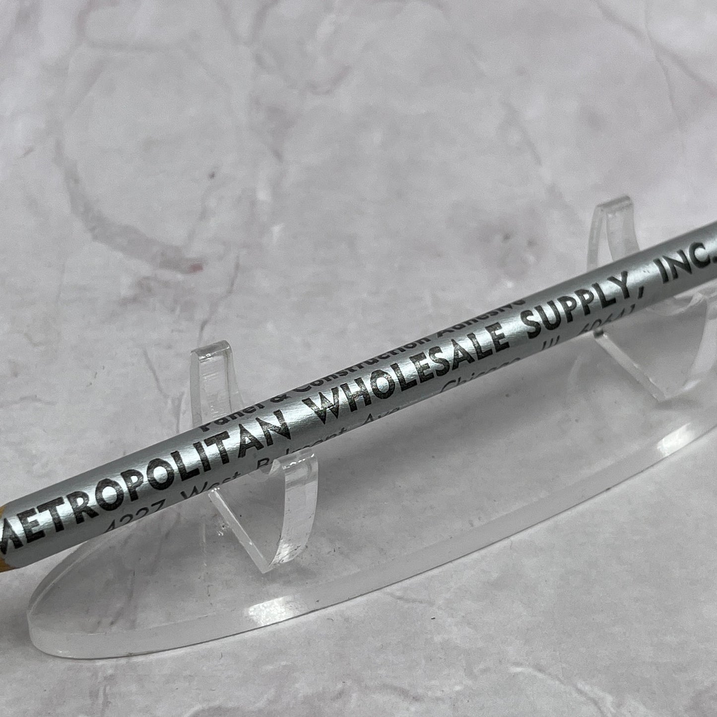 Vintage Metropolitan Wholesale Supply Chicago Novelty Nail Pencil TC5-PN2