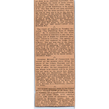 A Mother's Gratitude Mrs. Edward Ryan Hartford 1901 Newspaper Ad AD8-H3