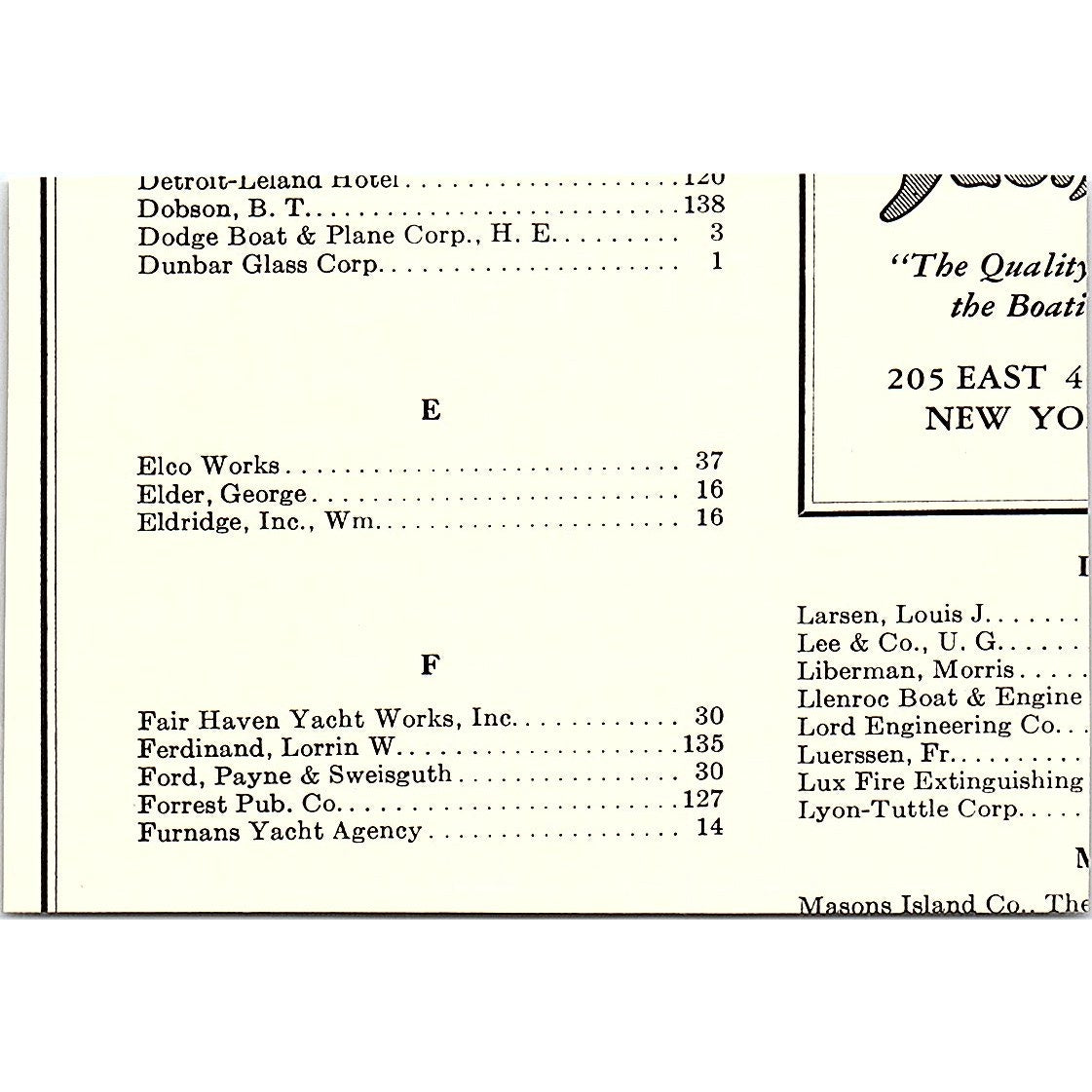 E.S. Ritchie & Sons Compassess Nautical Instruments Brookline MA 1932 Ad AG2-M18