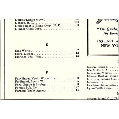 E.S. Ritchie & Sons Compassess Nautical Instruments Brookline MA 1932 Ad AG2-M18