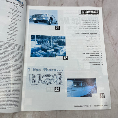 Sleeper Impala - '55, '56, '57 Classic Chevy World Magazine - Nov 2004 M29