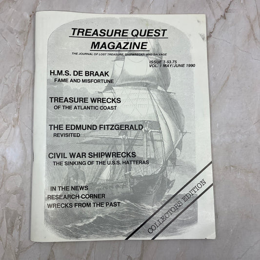 1990 May/June - Treasure Quest Magazine Issue #1 Special Collectors Edition M10