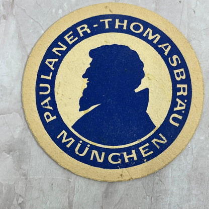 Vintage Paulaner-Thomasbräu München German Beer Coaster TJ5-CO2