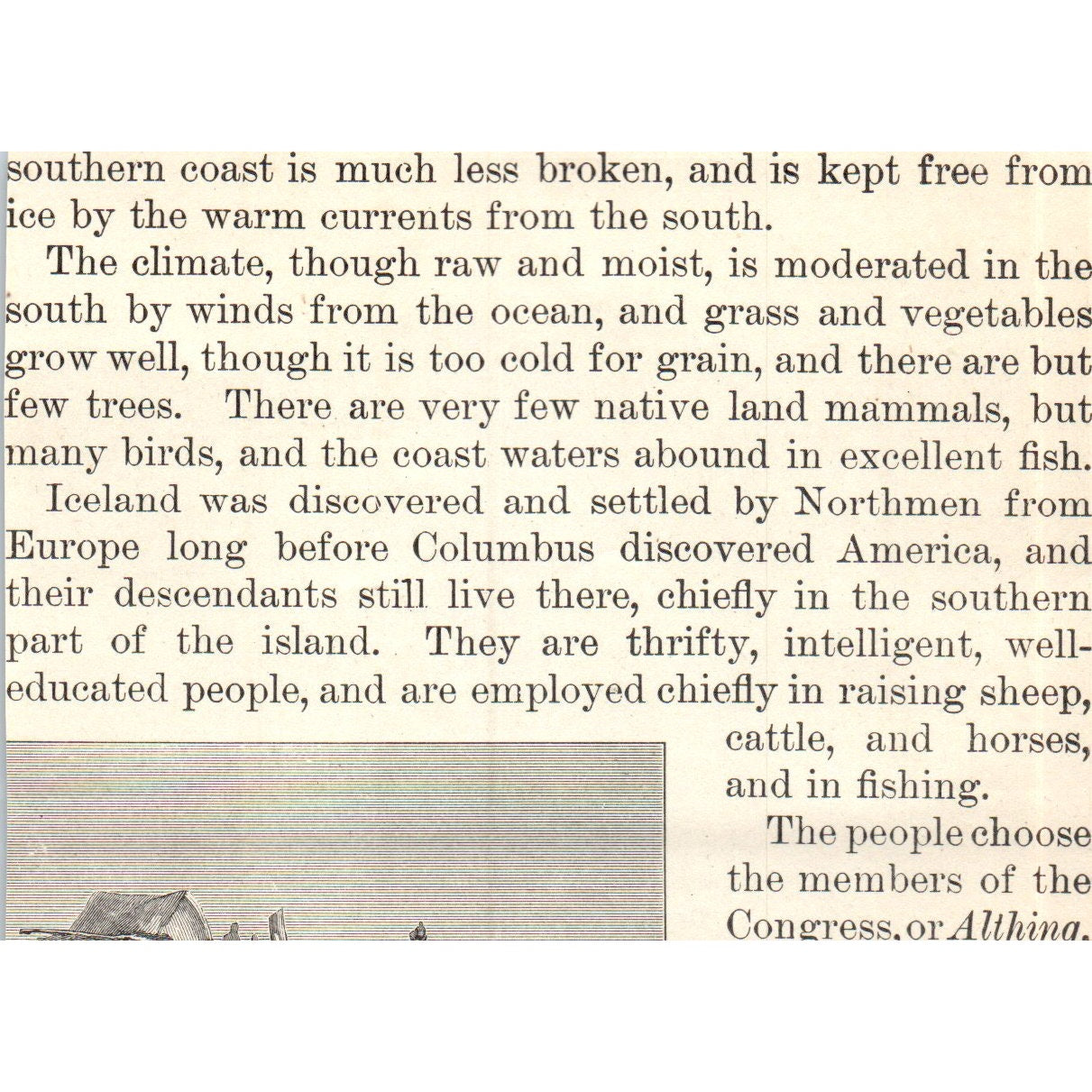 Drying Coffee Mexico 1901 Engraving AF2-O1