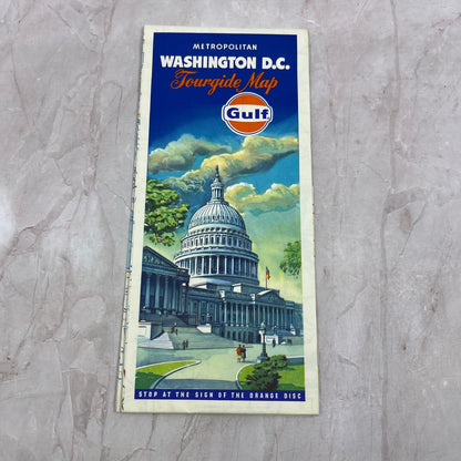 1970 Gulf Oil Metropolitan Washington D.C. Tourguide Map TH9-TM1