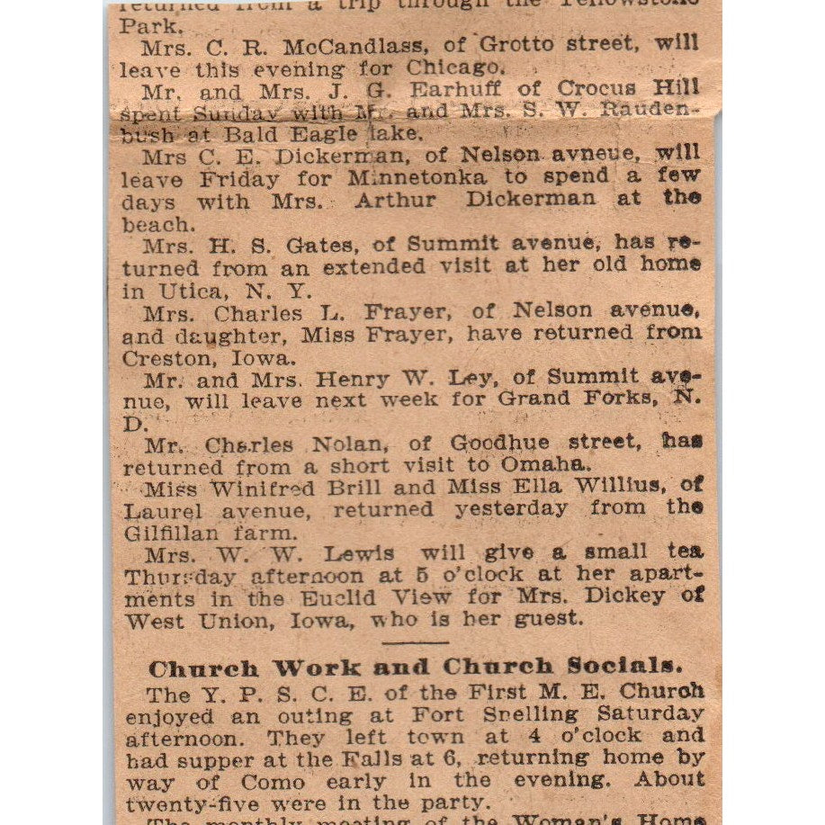 James Hall Pickpocket Case Discharged St. Paul 1898 Newspaper Ad AF2-Q2