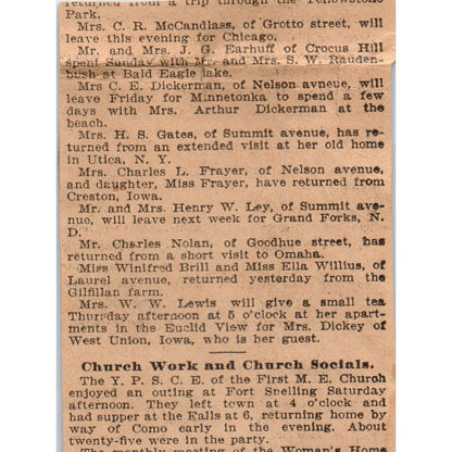 James Hall Pickpocket Case Discharged St. Paul 1898 Newspaper Ad AF2-Q2