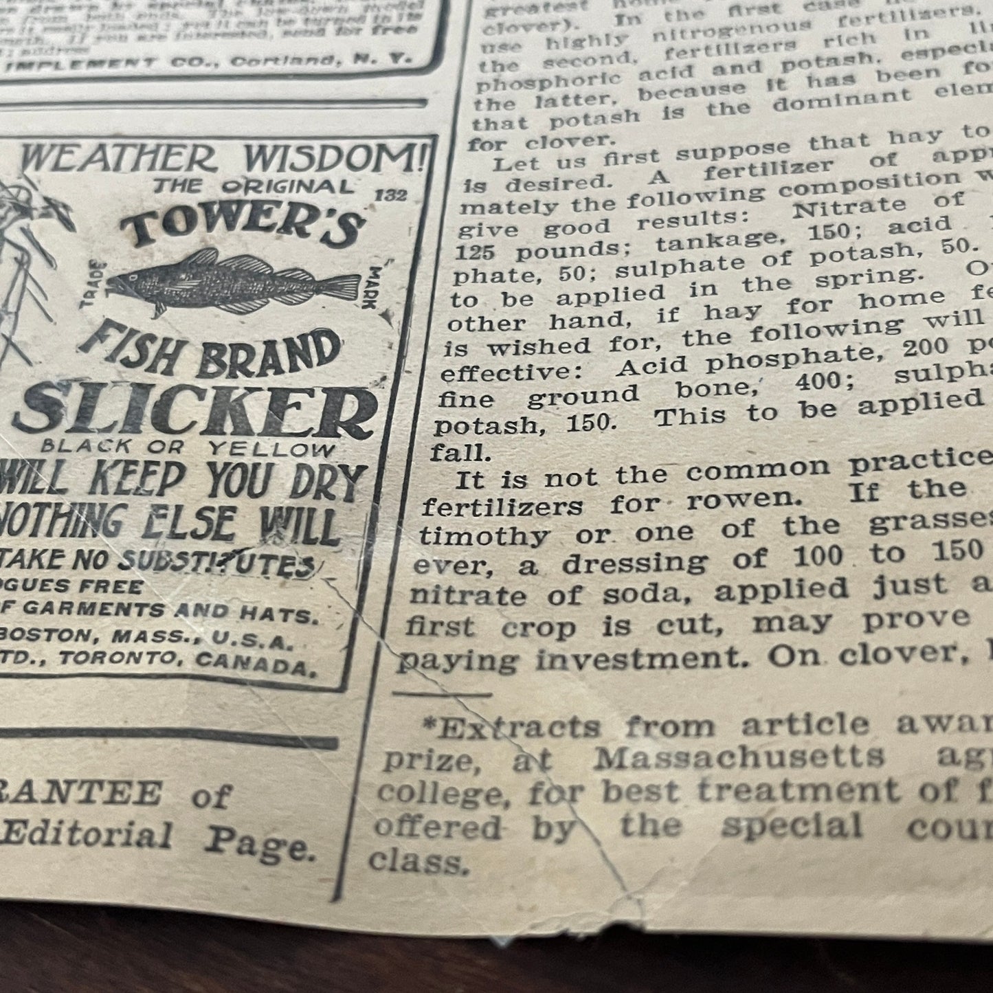 Smith Manure Spreader Co Endless Manure Spreader Chicago 1905 Magazine Ad FL6-11