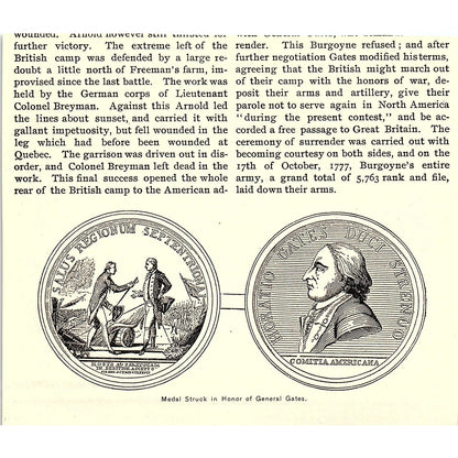 The Capitulation of Burgoyne's Army 1892 Art Print AG2-9