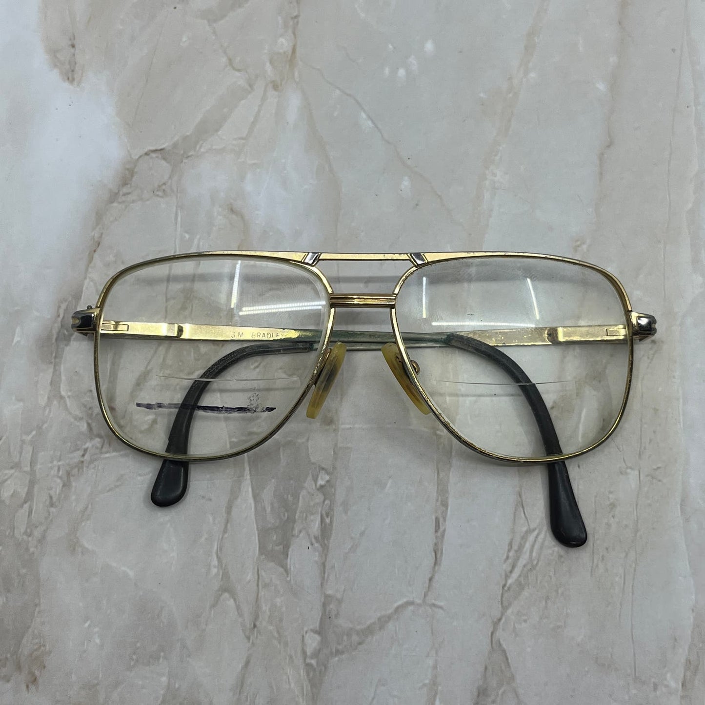 Retro Men’s SM Bradley Aviator Sunglasses Eyeglasses Frames TD7-G3-5