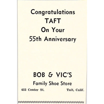 Bob & Vic's Family Shoe Store, Frank Wheatley Industries Taft CA 1965 Ad AF8-M6
