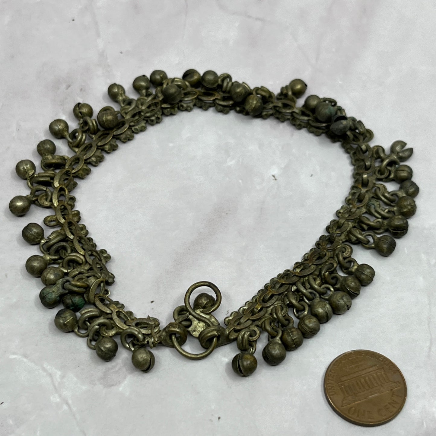 Vintage Gypsy Tribal Northern India Bell Bracelet Anklet SC1