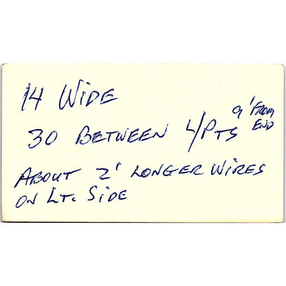 Klaus Schweizer NY Paulssen & Guice Projects Ltd Vintage Business Card SC9-B2