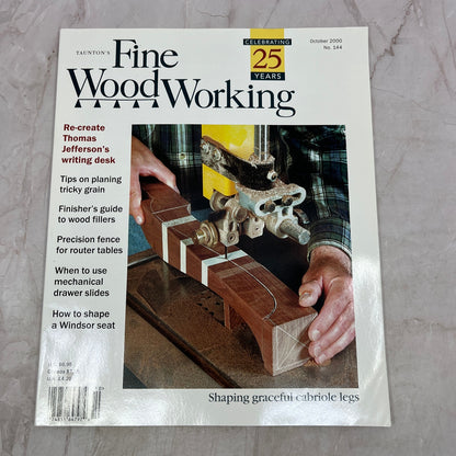 Shaping Cabriole Legs - Oct 2000 No 144 Taunton's Fine Woodworking Magazine M33