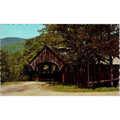 Sunday River Bridge North Bethel Maine Covered Bridge Postcard PC5