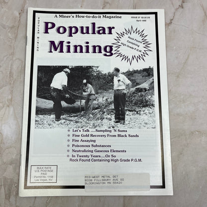 1990 April - Popular Mining Magazine - Treasure Hunting Gold Prospecting M19