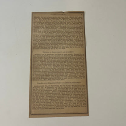 Boston City Government Listings 1871 Boston Almanac Clipping SAI2-H3