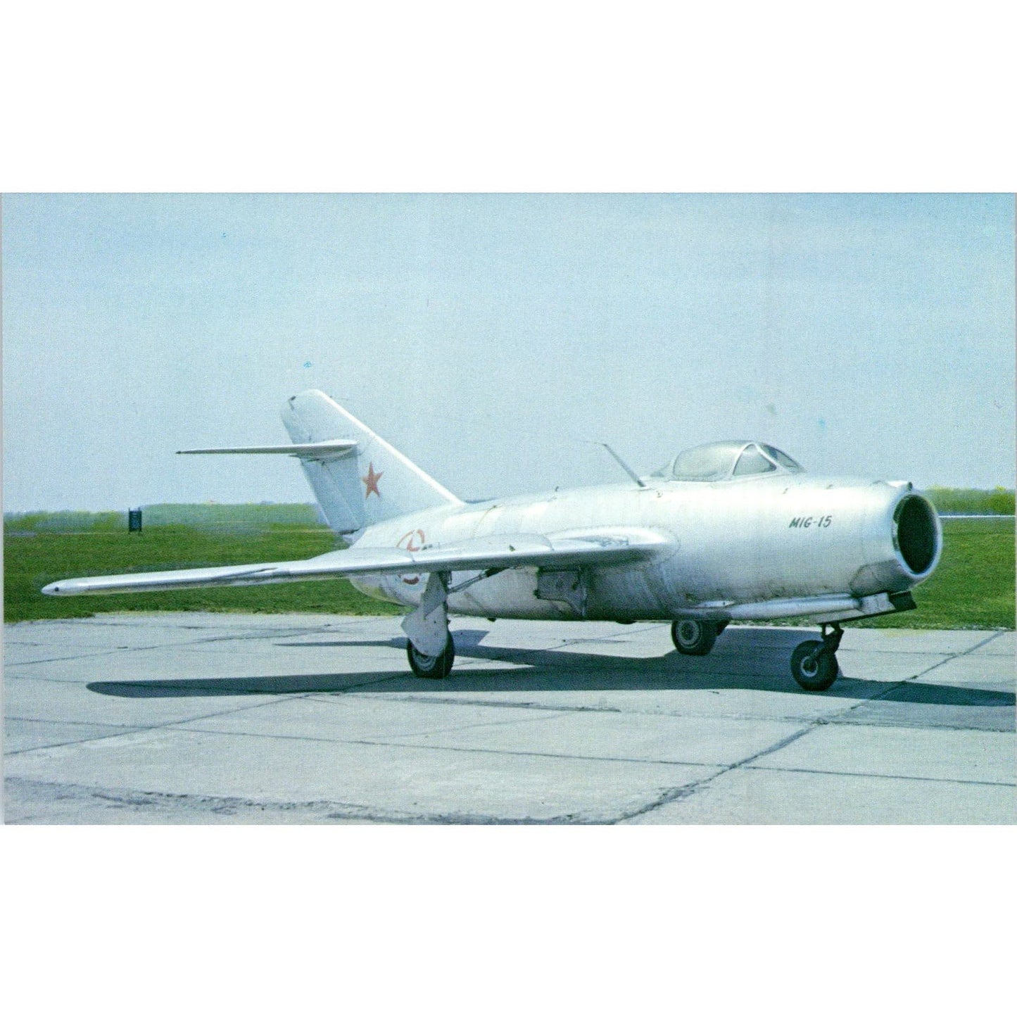 Mikoyab-Guervich MIG-15 Fagot Vintage Postcard TG8-PC