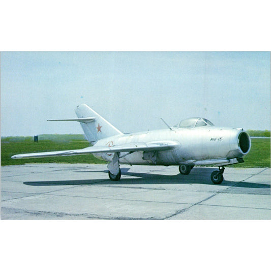 Mikoyab-Guervich MIG-15 Fagot Vintage Postcard TG8-PC