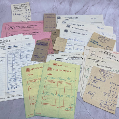 1960s Aarhus Denmark European Travel Ephemera Lot Hotel Norden TH2-MI1