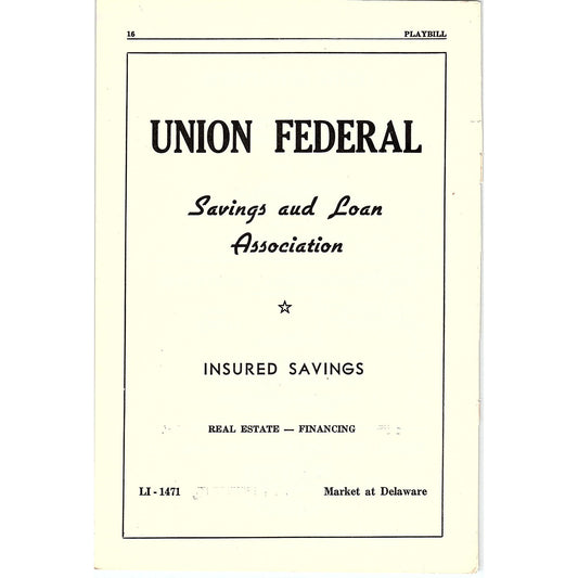 Union Federal Savings and Loan Indianapolis IN 1947 Ad AF6-21