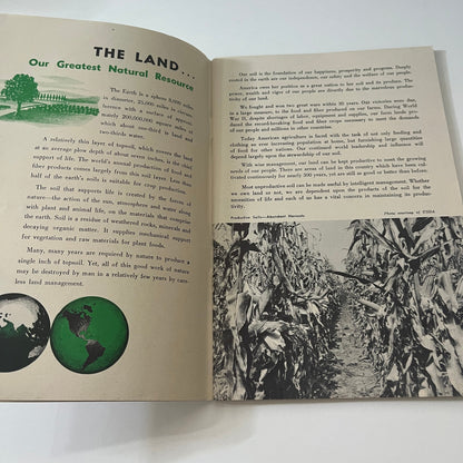 Our Land And Its Care 1955 National Plant Food Institute Booklet TK2-XB1
