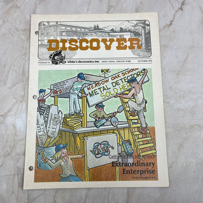 1976 Oct White's Electronics Discover Newsletter Metal Detectors Treasure M19