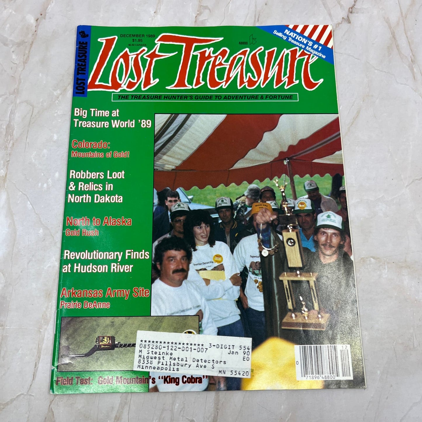 1989 Dec - Lost Treasure Magazine - Treasure Hunting Gold Prospecting M14