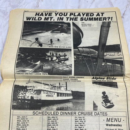 1986 Summer The Dalles Visitor Newsletter St Croix Falls WI Taylors Falls MN M11