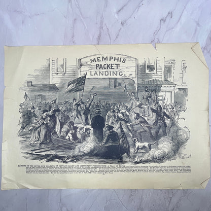 1st South Carolina Colored Volunteers, Landing on Levee New Orleans 1894 V14-4