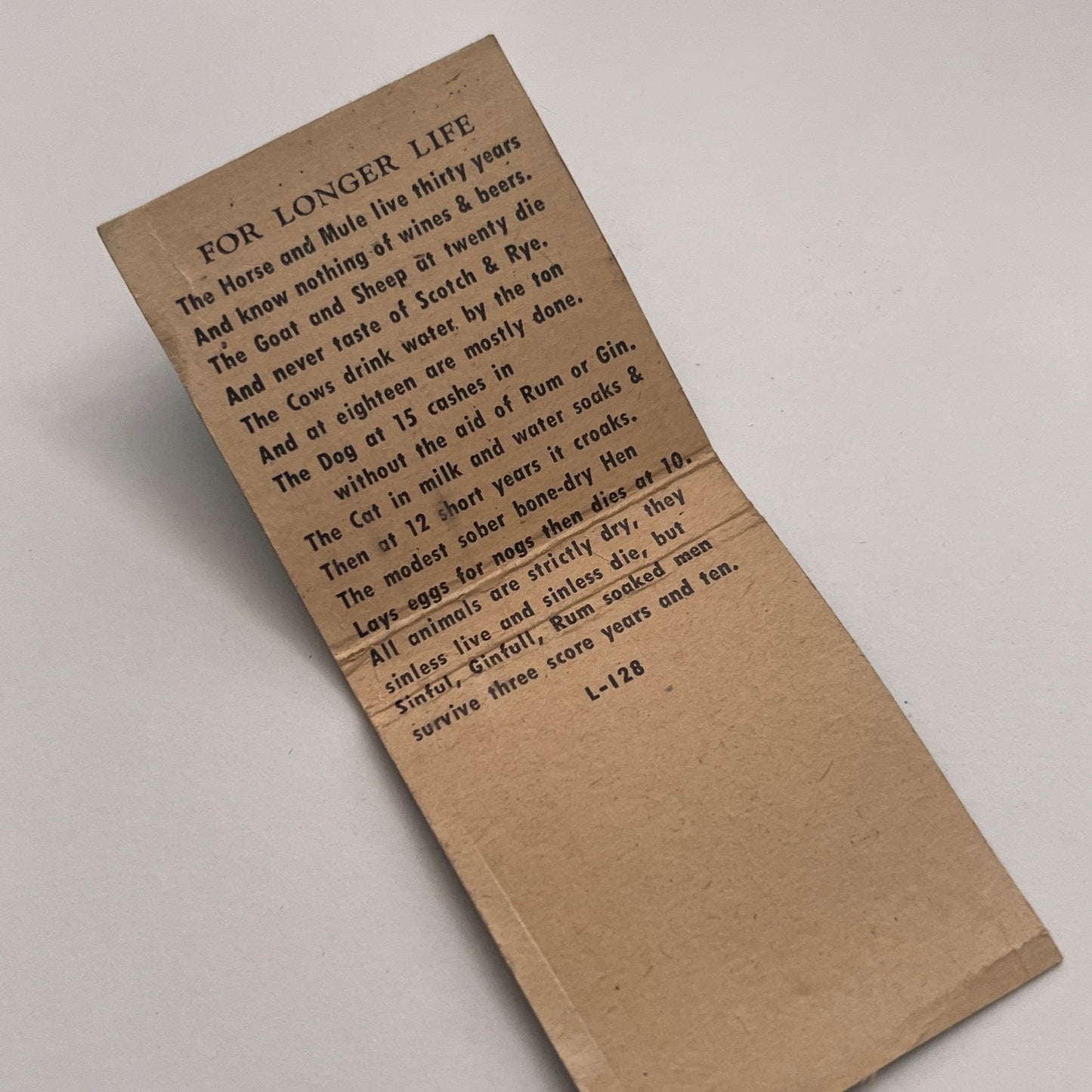 Harry Ebbets Light Heavyweight Boxer Freeport Vintage Matchbook Cover TB8-MB-4