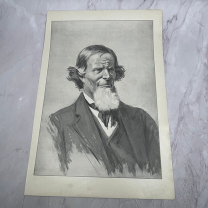 The Deacon Featherpole - Original 1904 A.B. Frost Art Print V14-3