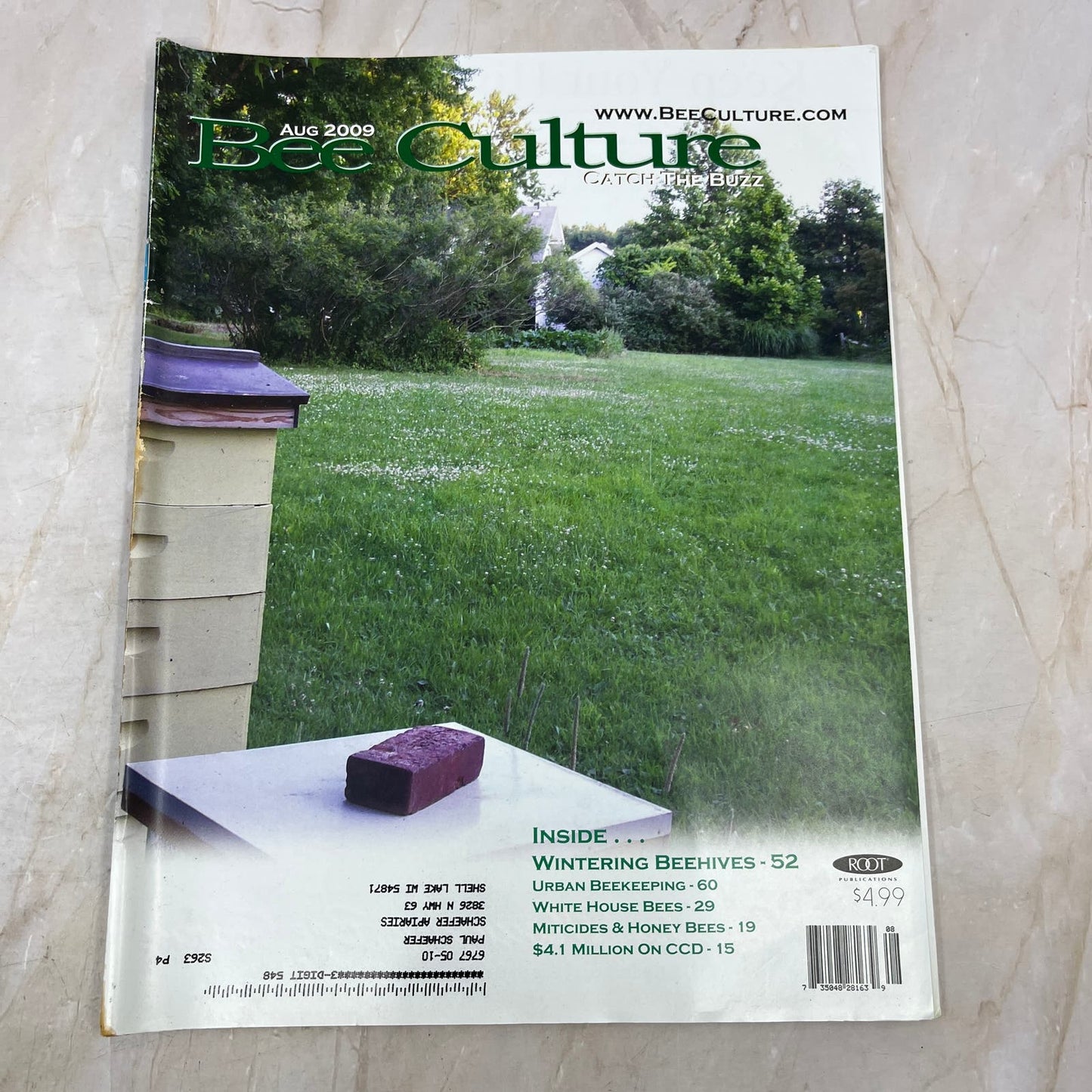 2009 August - Bee Culture Magazine - Bees Beekeeping Honey M9