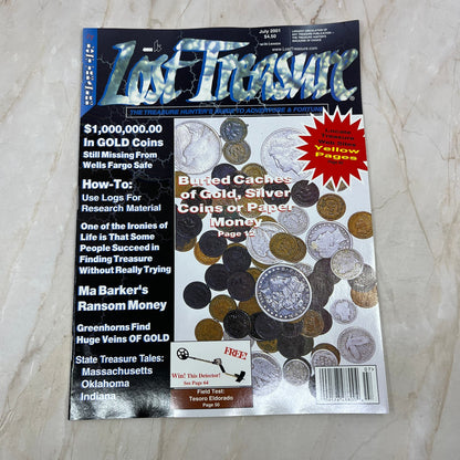 2001 July - Lost Treasure Magazine - Treasure Hunting Gold Prospecting M14