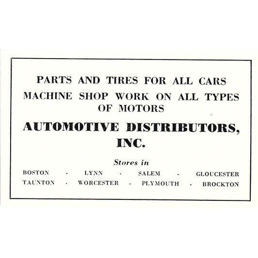 Automotive Distributors Inc 1950 Ad AF6-M5