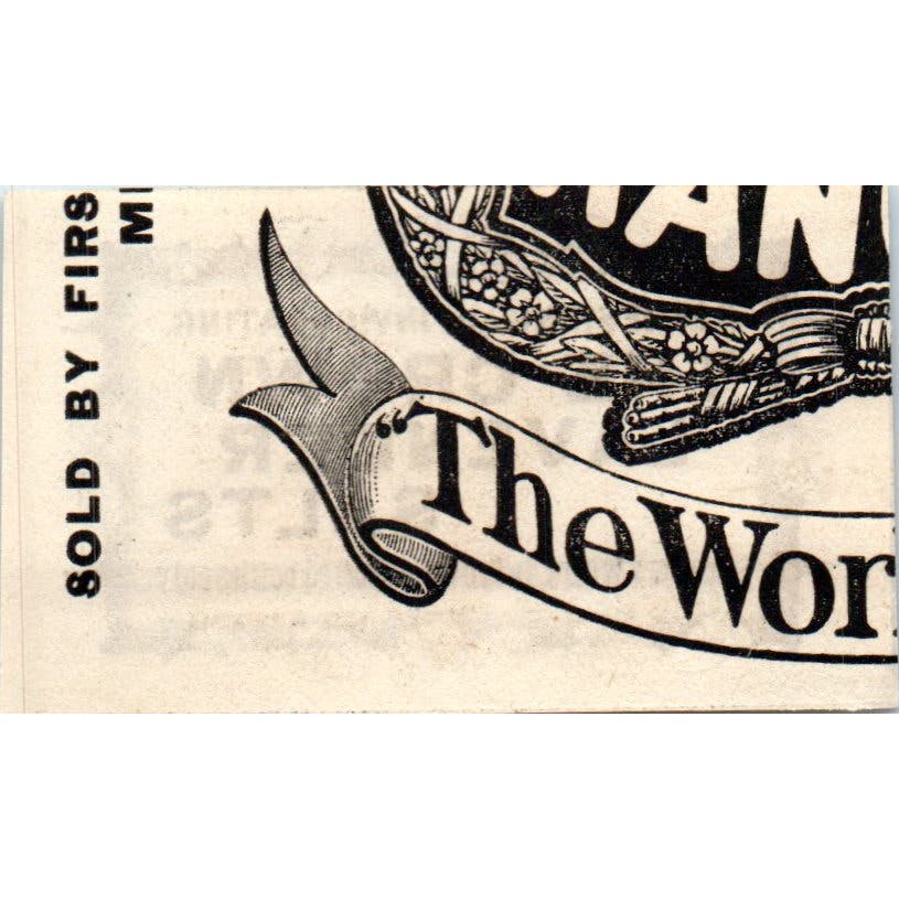 Lavender Salts Crown Perfumery Co c1890 Victorian Ad AE8-CH9