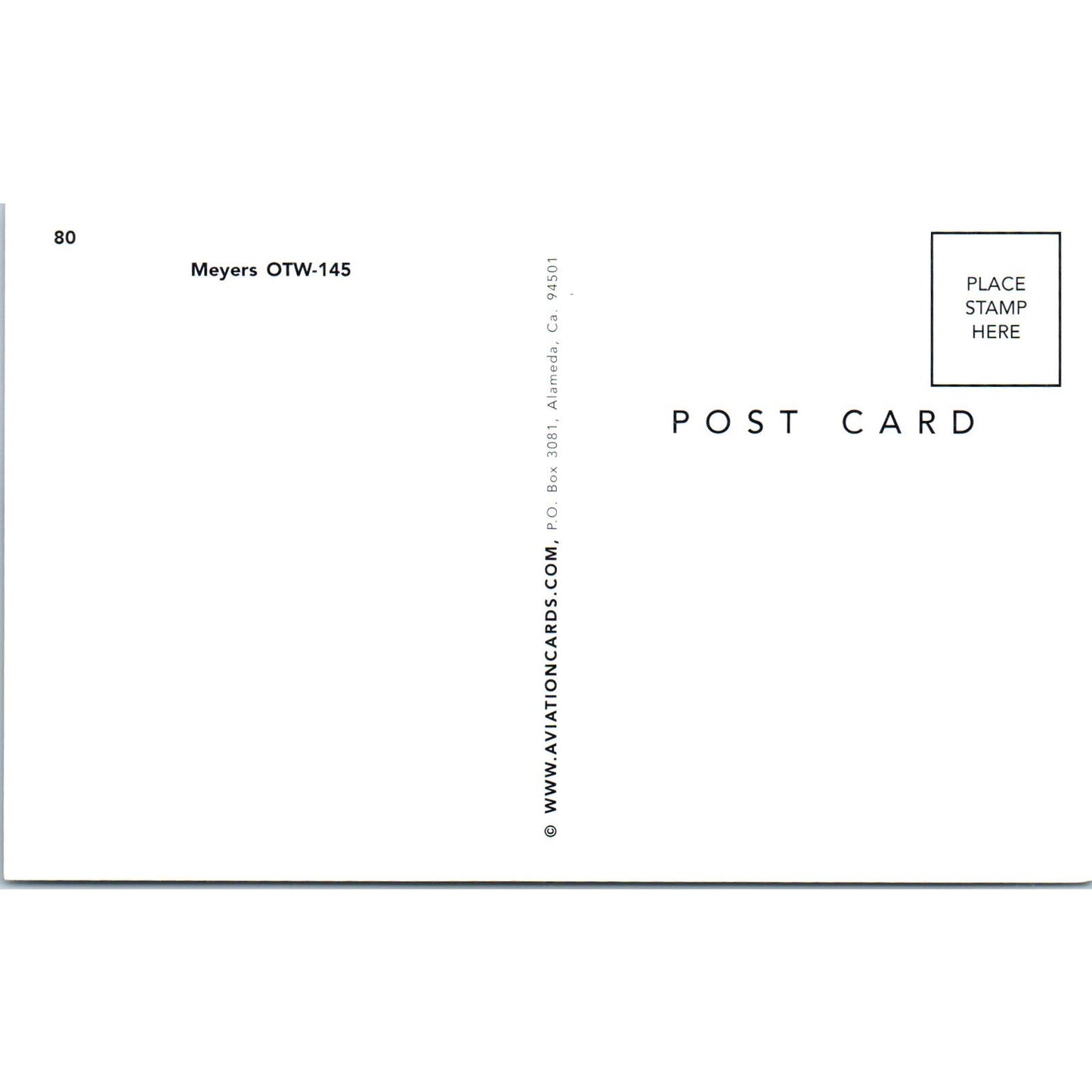 Meyers OTW-145 Vintage Postcard PC19