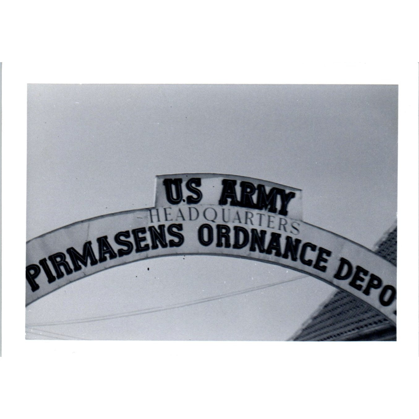 Husterhoeh Kaserne US Army Pirmasens Ordnance Depot Germany c1954 Photo AF1-AP3