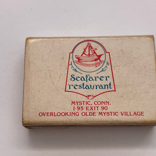 Seafarer Restaurant Mystic Connecticut Vintage Matchbox TB6-MB3