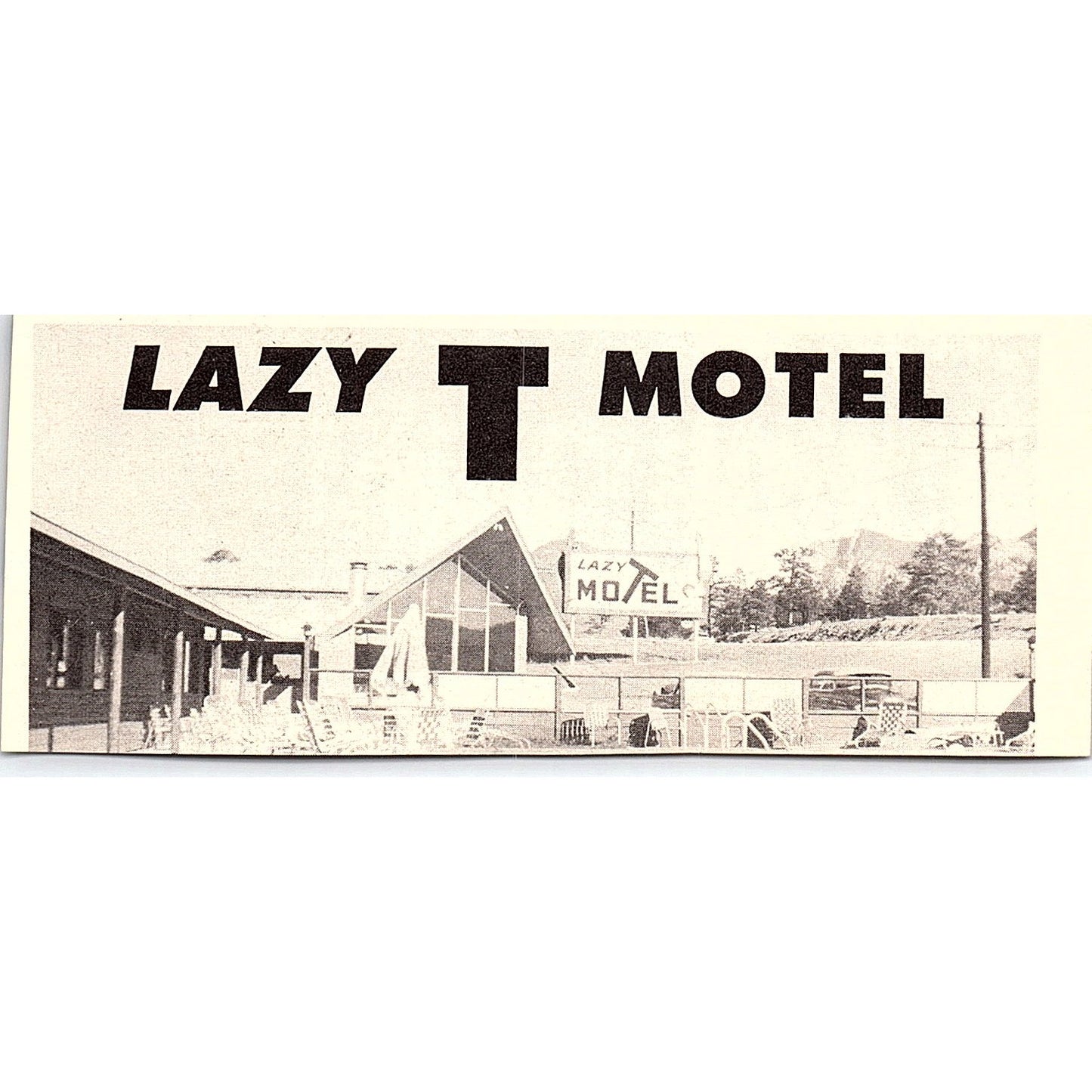 Nihart Motel Estes Park CO 1958 Ad AG1-M4