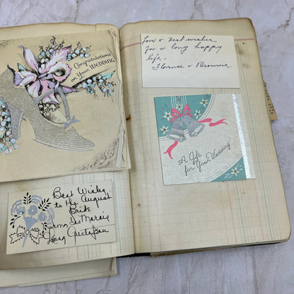 1937 Wedding Scrapbook Diary of Gertrude Barnum Harold Dahl Mankato MN TI9