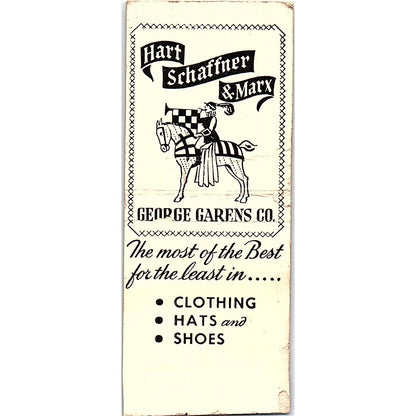 George Garens Company Milwaukee Vintage Matchbook Cover SF3-Y7