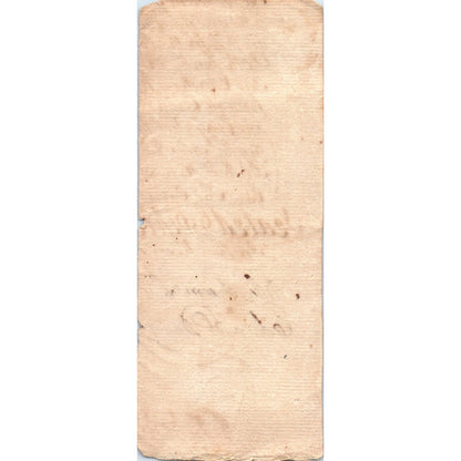 c1850s Original Official Document With Abraham Lincoln Signature D23