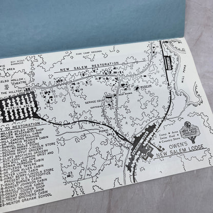 1975 Guide to New Salem Village Travel Guide Booklet L4-2