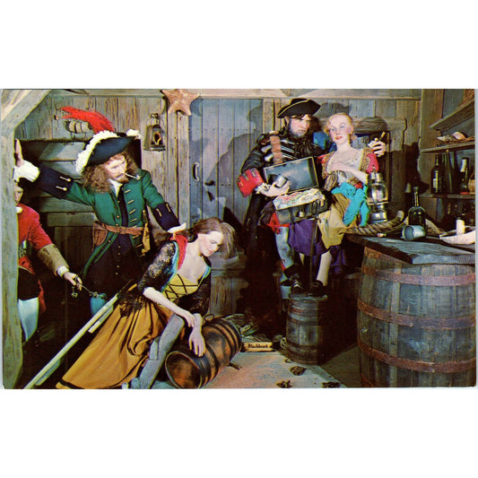 Jose Gaspar Gasparilla London Wax Museum St. Petersburg FL Vintage Postcard PE4