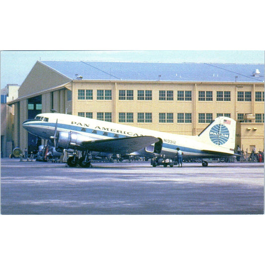 Pan American Airways DC-3 Vintage Postcard PC18
