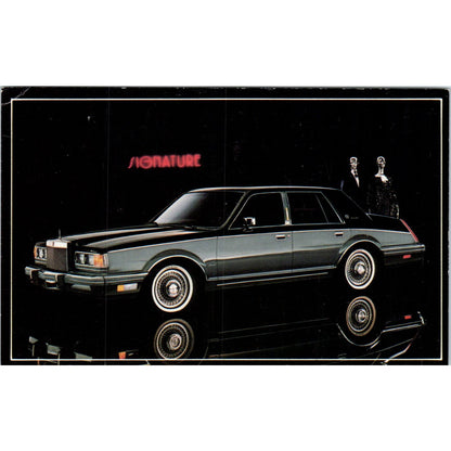 Lincoln Continental Givenchy Designer Series Black Promo Vintage Postcard PC11